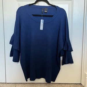 NWT New Directions XL Royal Blue Sweater
